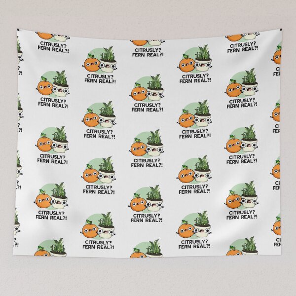 Item preview, Citrusly Fern Real Funny Fruit Plant Puns  designed and sold by punnybone.