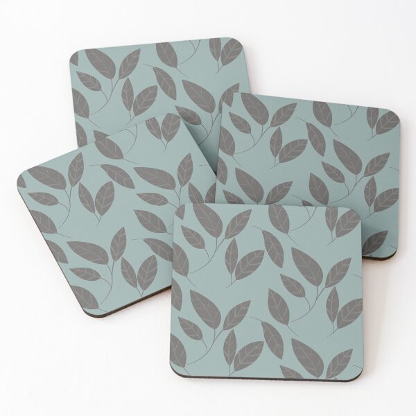 Item preview, Simple Gray Leaves designed and sold by WalkSimplyArt.