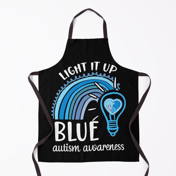 Item preview, Light It Up Blue Autism Awareness Month Rainbow Puzzle Piece designed and sold by HaaChris-Artis.