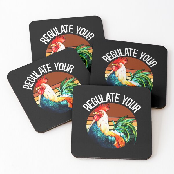 Item preview, Regulate Your Cock Rooster Faminist Women's Rights Pro Choice designed and sold by Dolphin Graphic.