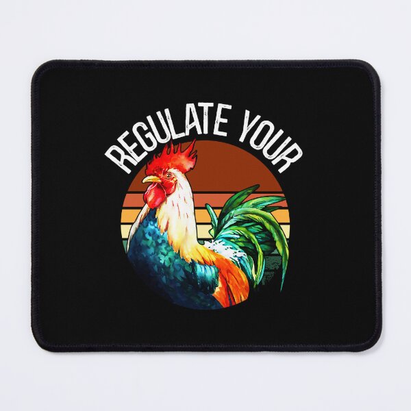 Item preview, Regulate Your Cock Rooster Faminist Women's Rights Pro Choice designed and sold by Dolphin Graphic.