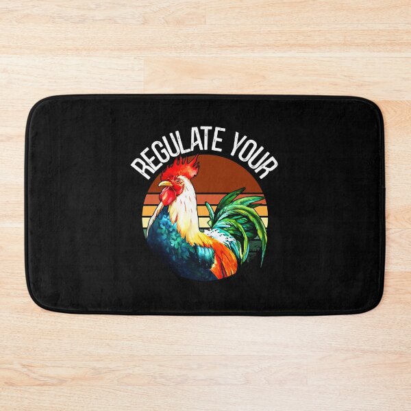 Item preview, Regulate Your Cock Rooster Faminist Women's Rights Pro Choice designed and sold by Dolphin Graphic.