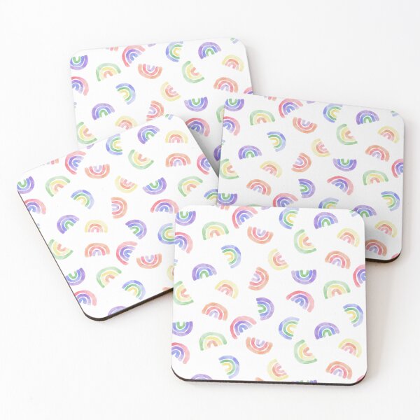 Item preview, Watercolor Rainbow Pattern II designed and sold by wordznart.