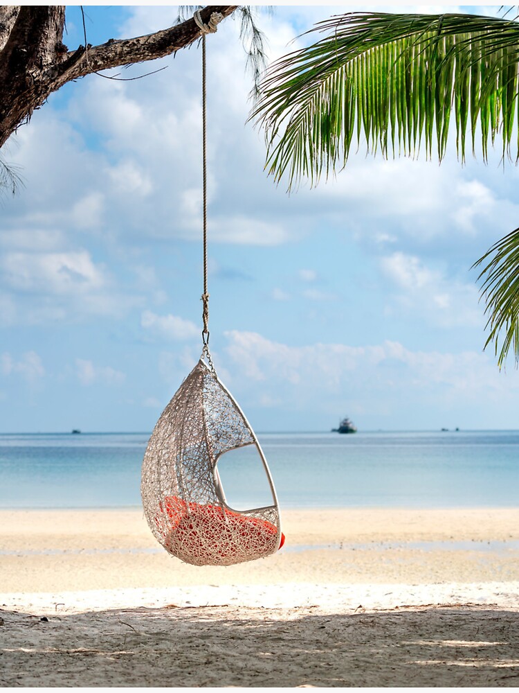"Beach Hanging Chair" Sticker for Sale by TshirtArtists Redbubble