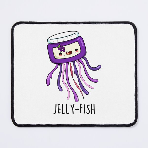Item preview, Jelly-fish Funny Jelly Jar Puns designed and sold by punnybone.