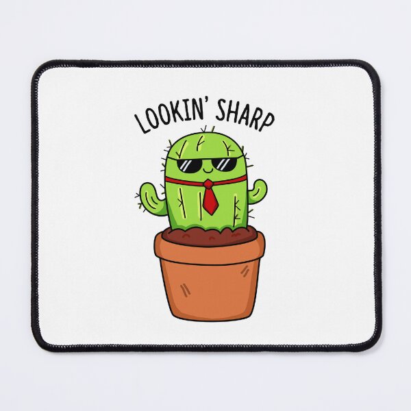 Item preview, Looking Sharp Funny Cactus Puns  designed and sold by punnybone.