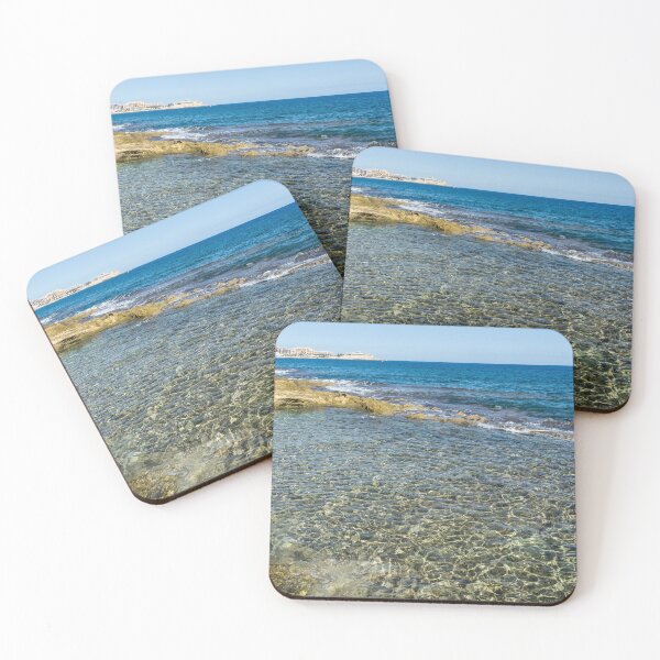 Item preview, Mediterranean Delight - Maltese Natural Beach Pool designed and sold by Georgia Mizuleva.