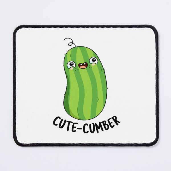 Item preview, Cute-cumber Funny Cucumber Puns designed and sold by punnybone.