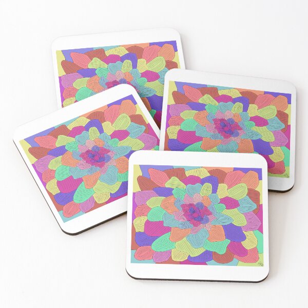 Item preview, Rainbow Leaf Flower Art Garden Boho Summer Life Color designed and sold by Midwest-Goods.