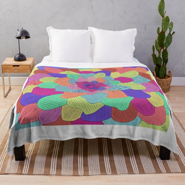 Item preview, Rainbow Leaf Flower Art Garden Boho Summer Life Color designed and sold by Midwest-Goods.
