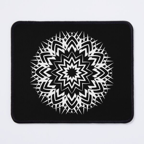 Item preview, Black And White Ornament In The Form Of A Mandala Classic T-Shirt designed and sold by saurelmosert.