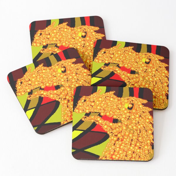 Item preview, Mosaic Pattern With Abstract Sea Dragon Head Artwork23 D1 Production designed and sold by SelfUpgrade.