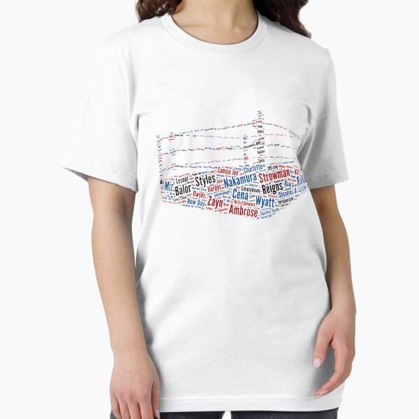 Item preview, Wrestling Ring Word Cloud designed and sold by HandDrawnTees.