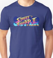 Camiseta ajustada Super Street Fighter II - Pantalla de título