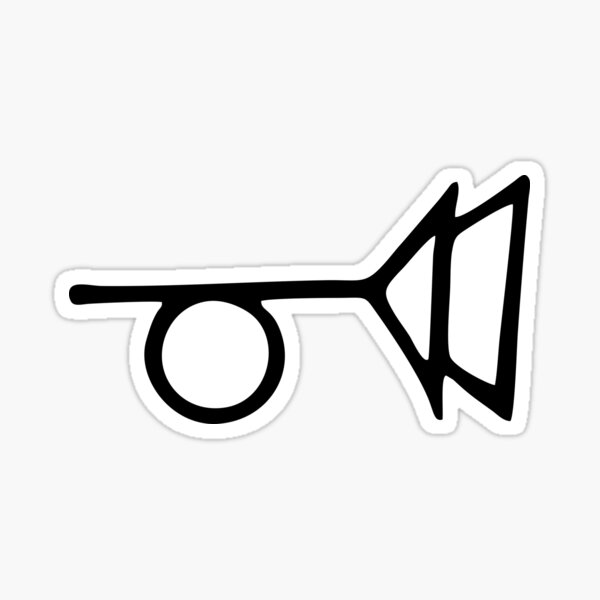 "The Crying of Lot 49 Trystero Muted Post Horn" Sticker for Sale by