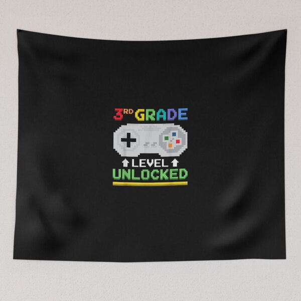 Item preview, 3rd Grade Level Unlocked Back To School Gamer Boys Gifts T-Shirt designed and sold by BeersFerdinand.