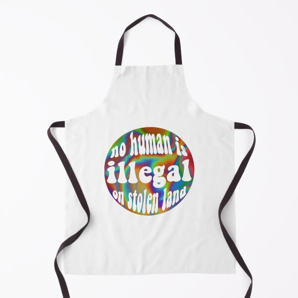Item preview, no human is illegal on stolen land designed and sold by creviston13.