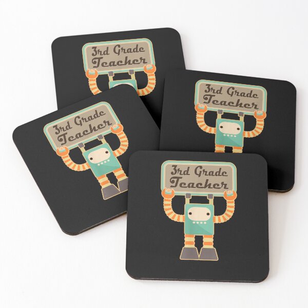 Item preview, 3rd Grade Teacher T-shirt Back to School Robot Tee designed and sold by BeyerHuni.