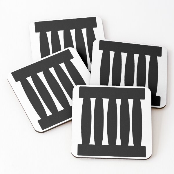 Item preview, Surfboards, Black and White Abstract Bars Pattern, EZonTHEi designed and sold by EZonThei.