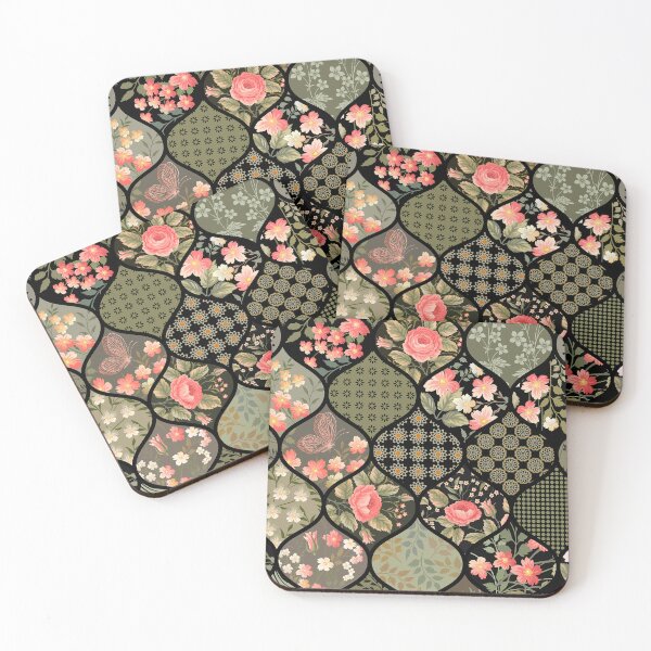 Item preview, Pretty pink floral pattern designed and sold by FGCART.