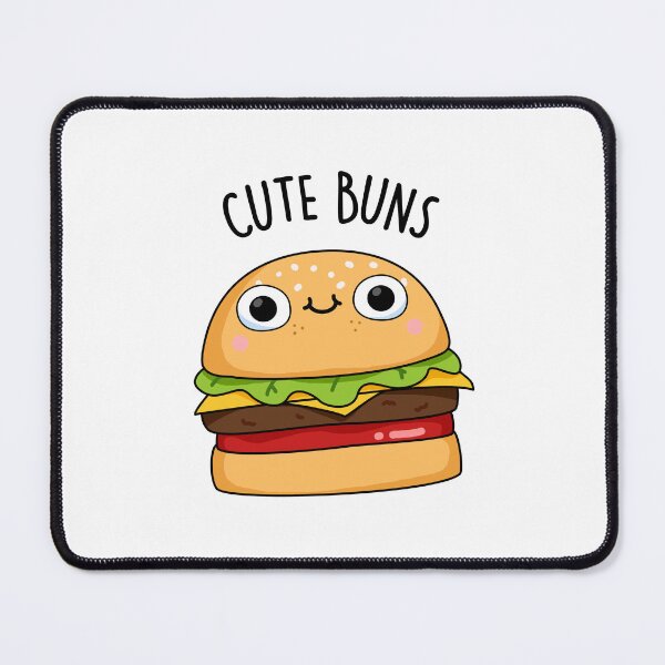 Item preview, Cute Buns Funny Burger Puns  designed and sold by punnybone.