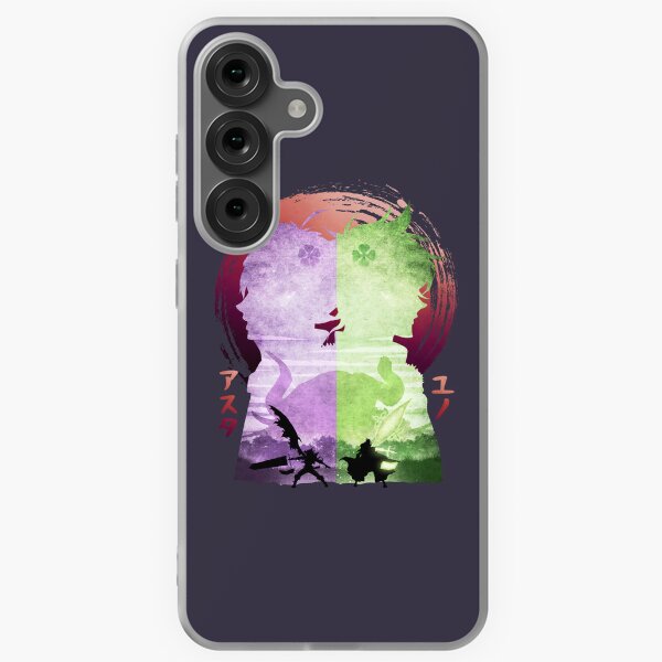 Item preview, Prodige fort avec une silhouette minimaliste incroyable de puissance magique Asta et Yuno Cute Fans designed and sold by Bess101Stefany.
