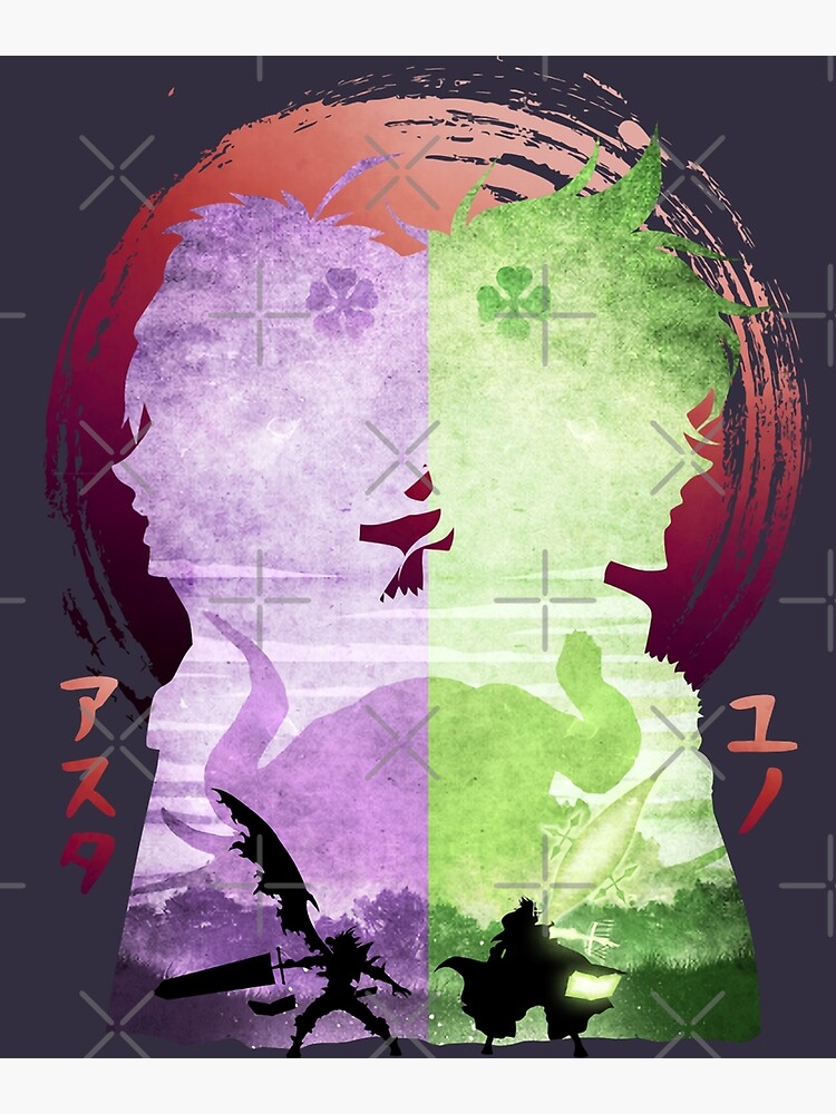 "Strong Prodigy With Amazing Magical Power Minimalist Silhouette Asta