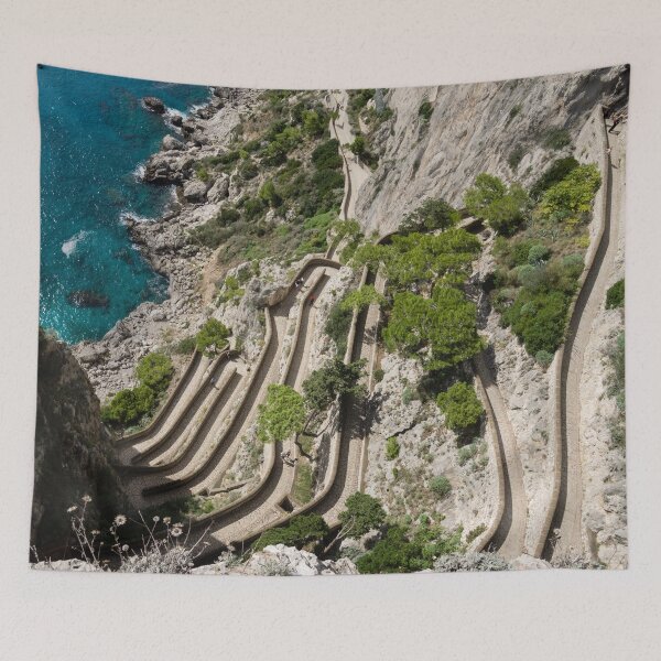 Item preview, Contemplating Mediterranean Vacations - Via Krupp, Capri Island, Italy designed and sold by Georgia Mizuleva.