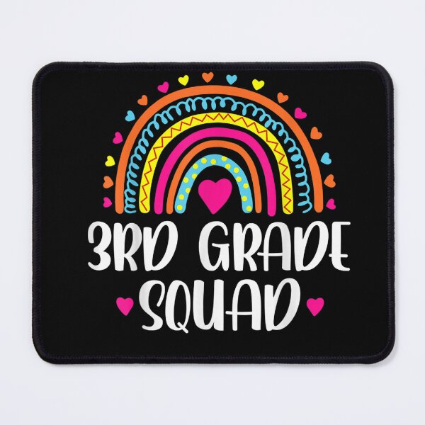 Item preview, 3rd Grade Squad Teacher Funny Rainbow Lover Back To School T-Shirt designed and sold by BriegelWagner.