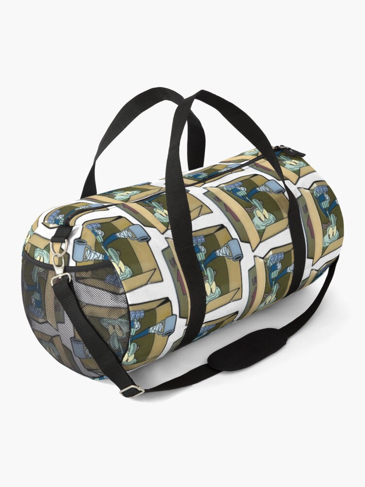 Poor Squidward Cute VSCO Aesthetic Funny Meme Duffel Bag sold by Ty