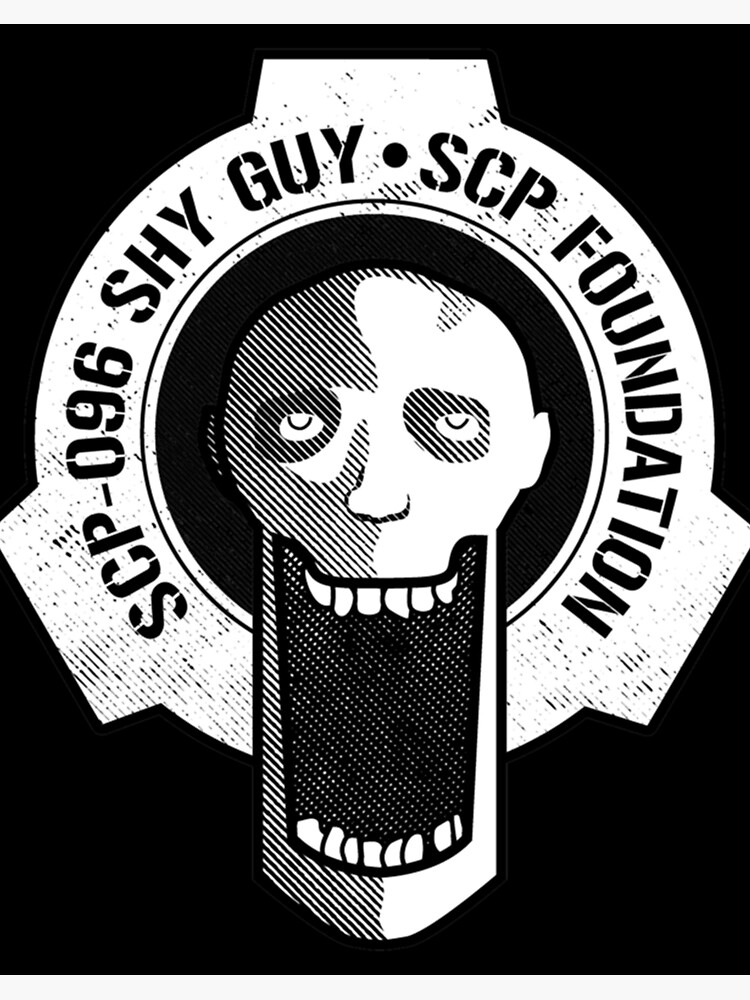 SCP-096 Shy Guy SCP Foundation Kids Poster by lyvia-off
