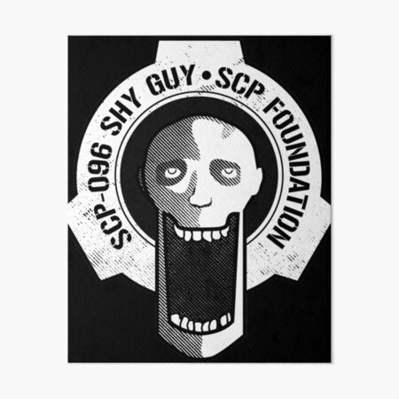 SCP-096 Shy Guy SCP Foundation Kids Poster by lyvia-off