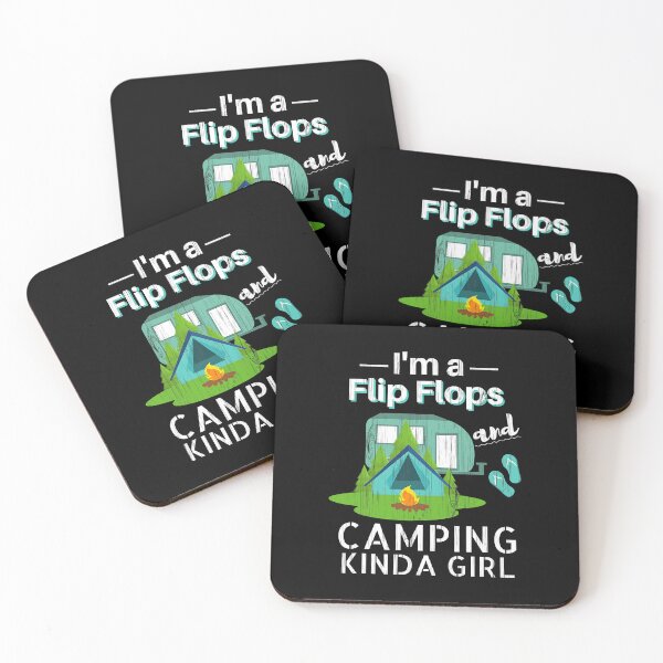 Item preview, I'm A Flip Flops And Camping Kinda Funny Camping Flip Flops Roadtrips RV designed and sold by BennetJaco.