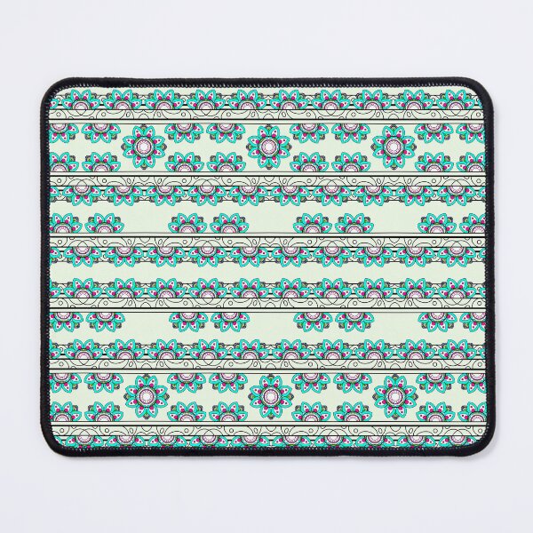 Item preview, The Green Floral Mandala Design in Modern Fabric Seamless designed and sold by MyMemoriesArts.