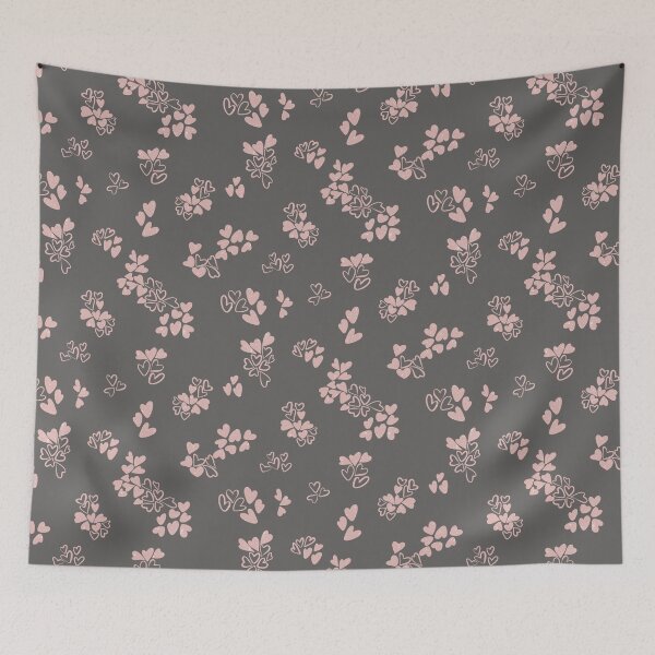 Item preview, Hand-Drawn Hearts Pink designed and sold by WalkSimplyArt.