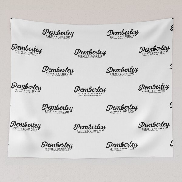 Item preview, Pemberley Estate and Gardens Pride and Prejudice Jane Austen Mr. Darcy   designed and sold by Mannerss.