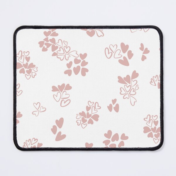 Item preview, Hand-Drawn Hearts Pink and White designed and sold by WalkSimplyArt.