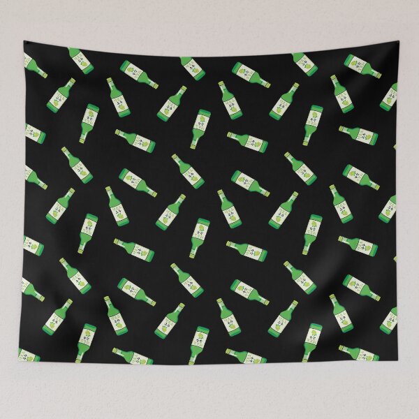 Item preview, Green Grape Soju Please in Korean - Cute soju lover designed and sold by nohstyle.
