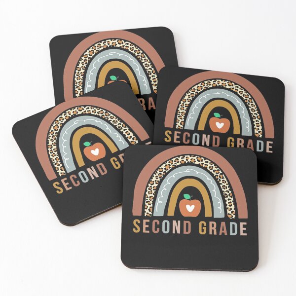 Item preview, 2nd Grade Retro Rainbow designed and sold by Caroline Zapata.