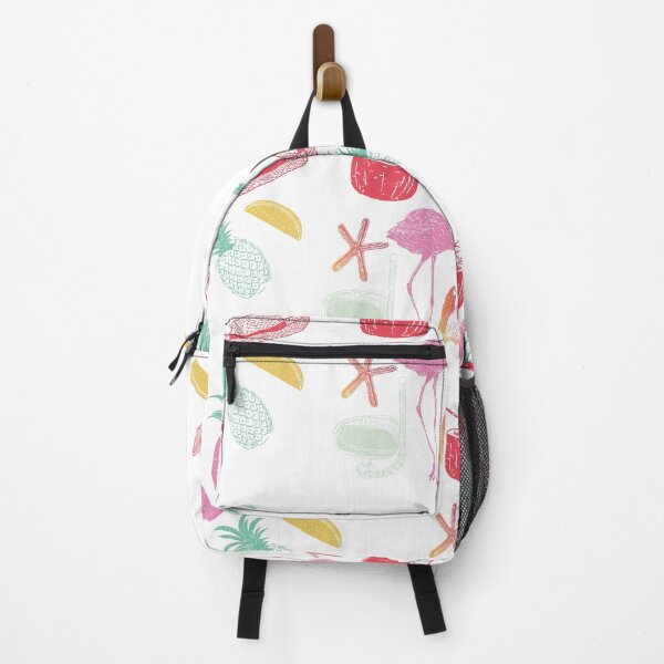 Item preview, flamingo summer pattern pillow designed and sold by Artezia.