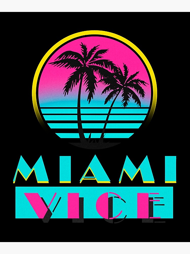 Miami Vice Mounted Print for Sale by DieliomG67