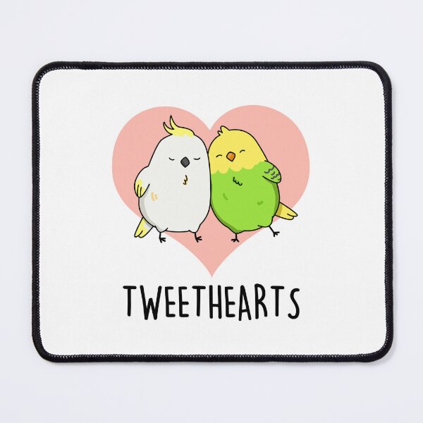 Item preview, Tweethearts Funny Love Birds Puns designed and sold by punnybone.