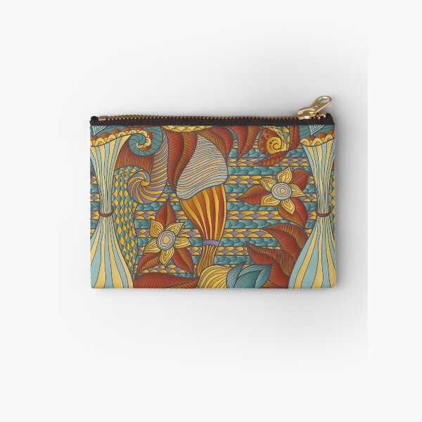 Item preview, Abstract floral batik seamless pattern | Tribal textile seamless pattern designed and sold by introvy.
