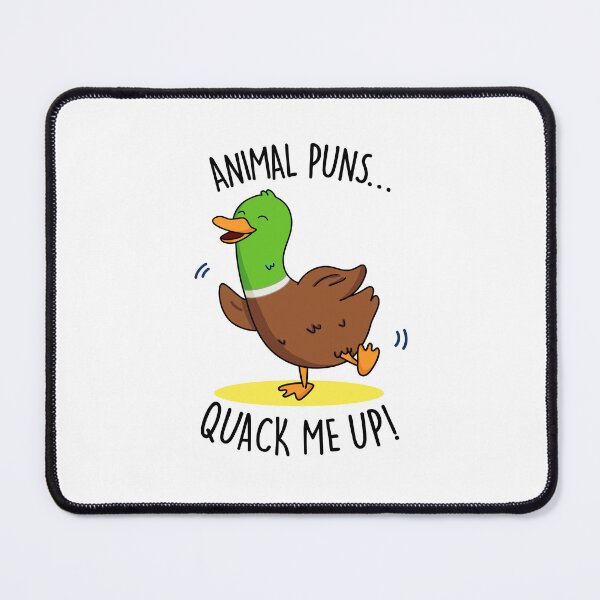 Item preview, Animal Puns Quack Me Up Funny Duck Puns designed and sold by punnybone.
