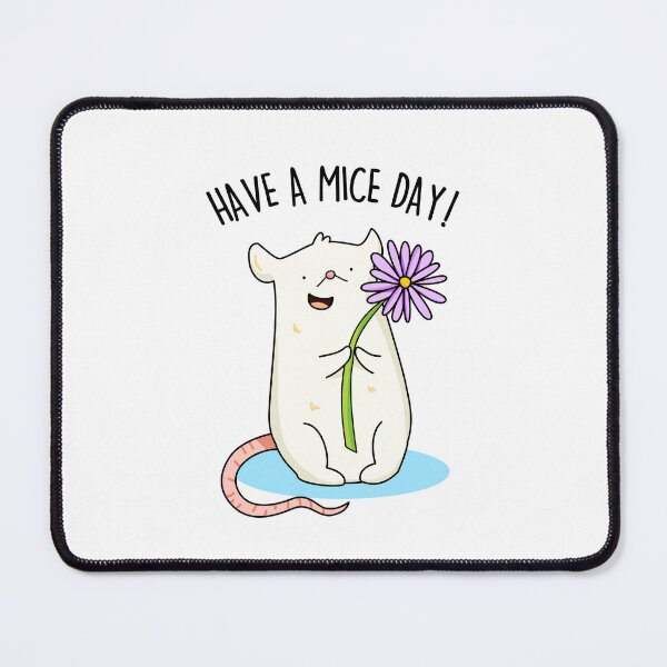 Item preview, Have A Mice Day Funny Mouse Puns designed and sold by punnybone.