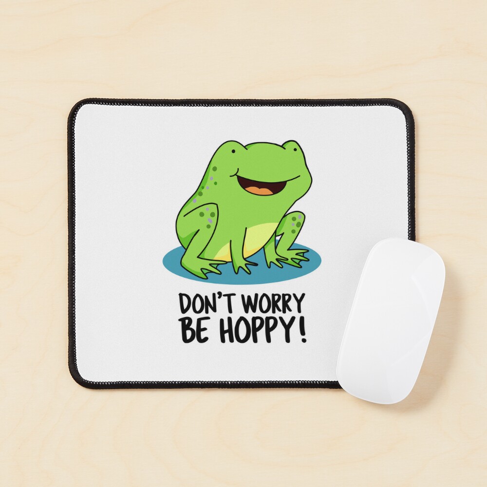 Frog Notebook - Frog Gifts: Don't Worry Be Hoppy! Frog Journal