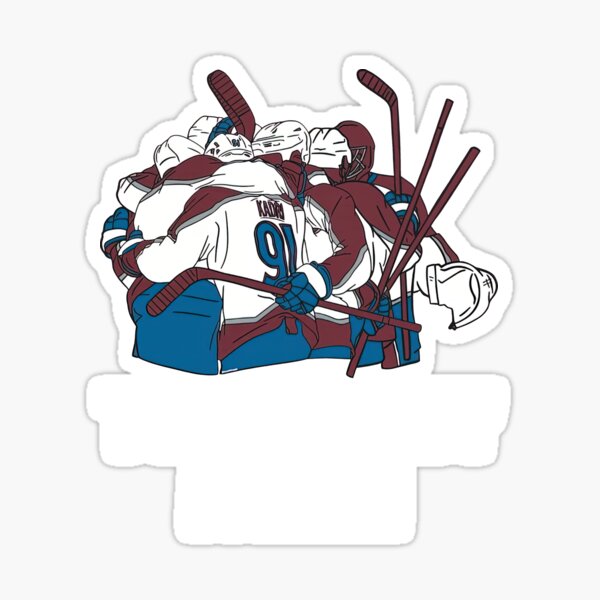 Colorado Avalanche Stanley Cup Champions, High Quality Vinyl Stickers