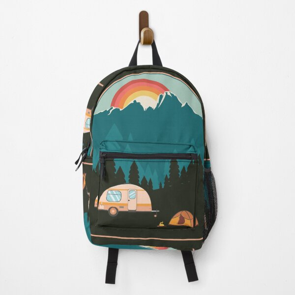 Item preview, Camping poster sunset landscape designed and sold by AnnArtshock.