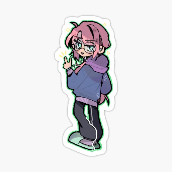 Item preview, nakedtoaster sticker [blooming panic] designed and sold by riddlecats.