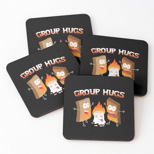 Item preview, Group Hug Smores Chocolate Marshmallow Camping designed and sold by BennetJaco.
